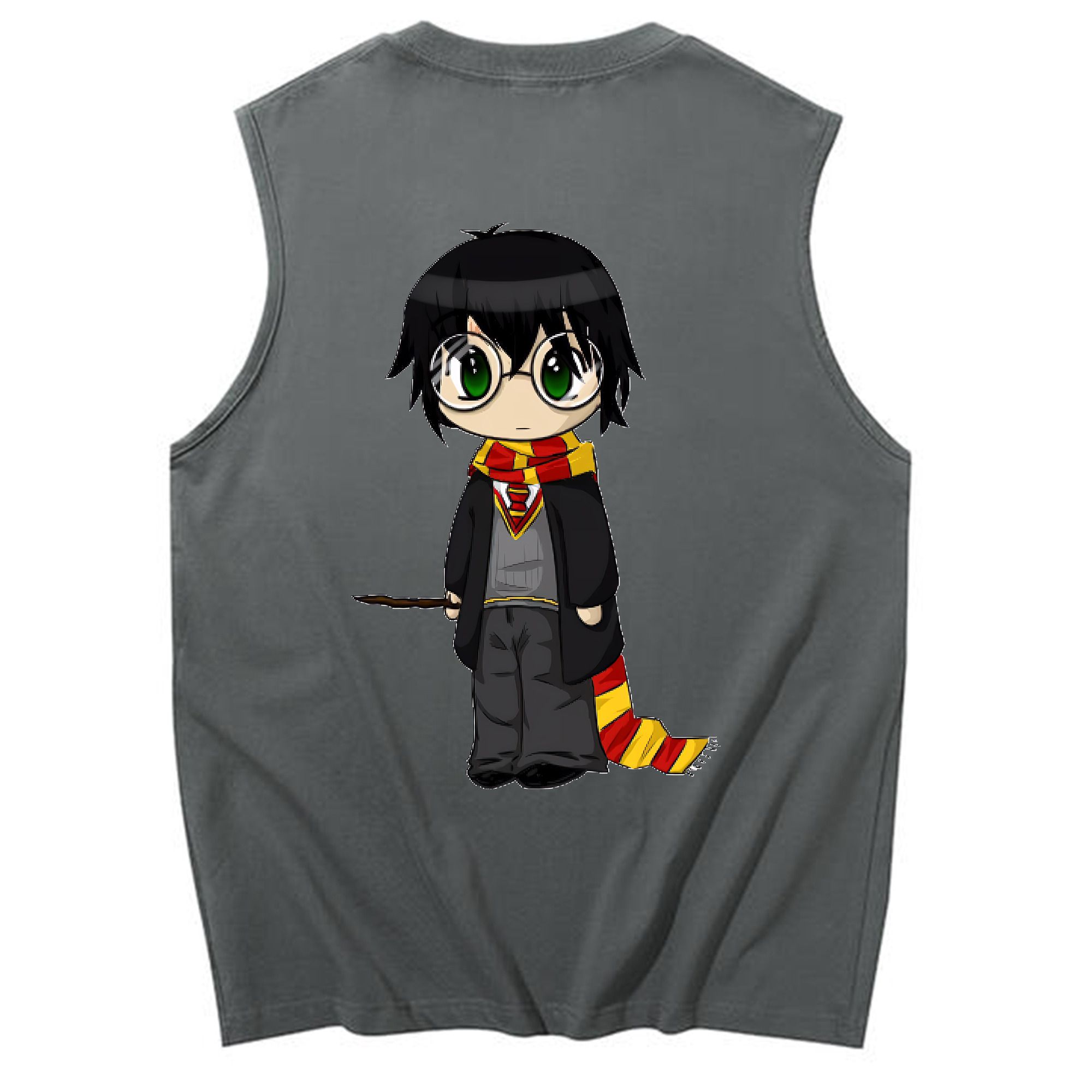 （画像用） Harry Potter ハリー・ポッターシリーズ コットン100％タンクトップ（背面プリント）